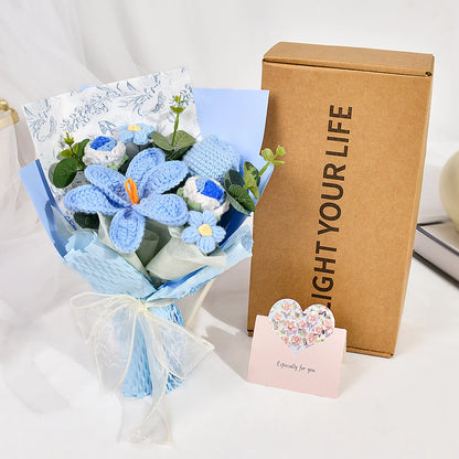 Charming Handmade Crochet Tulip Bouquet - Perfect for Any Occasion including Birthdays, Christmas, Mother's Day, and more!